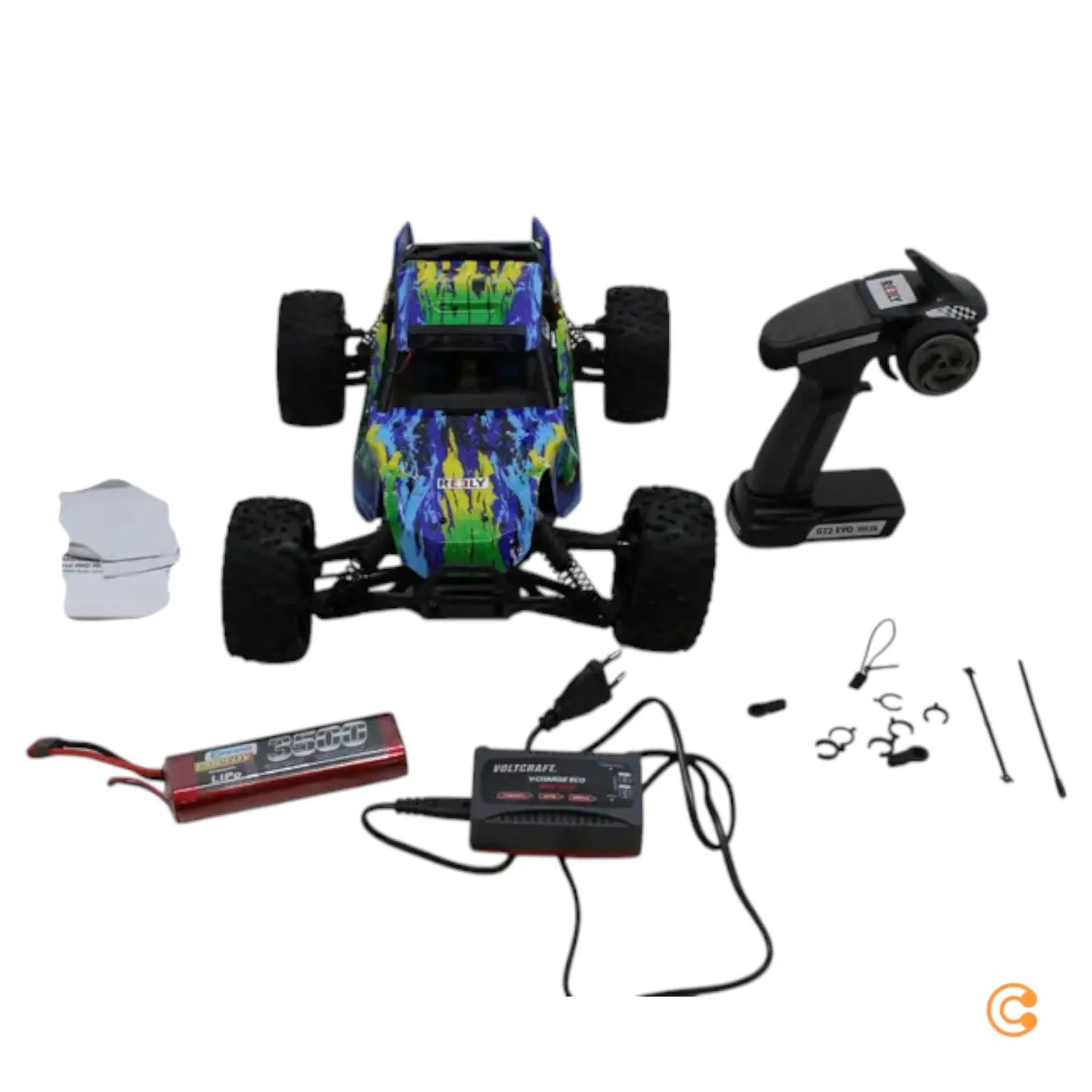 C-Ware Reely Stagger Brushless 1:10 Rc Modellauto Elektro Buggy 4 Wd Siehe Text/Foto55 von Reely
