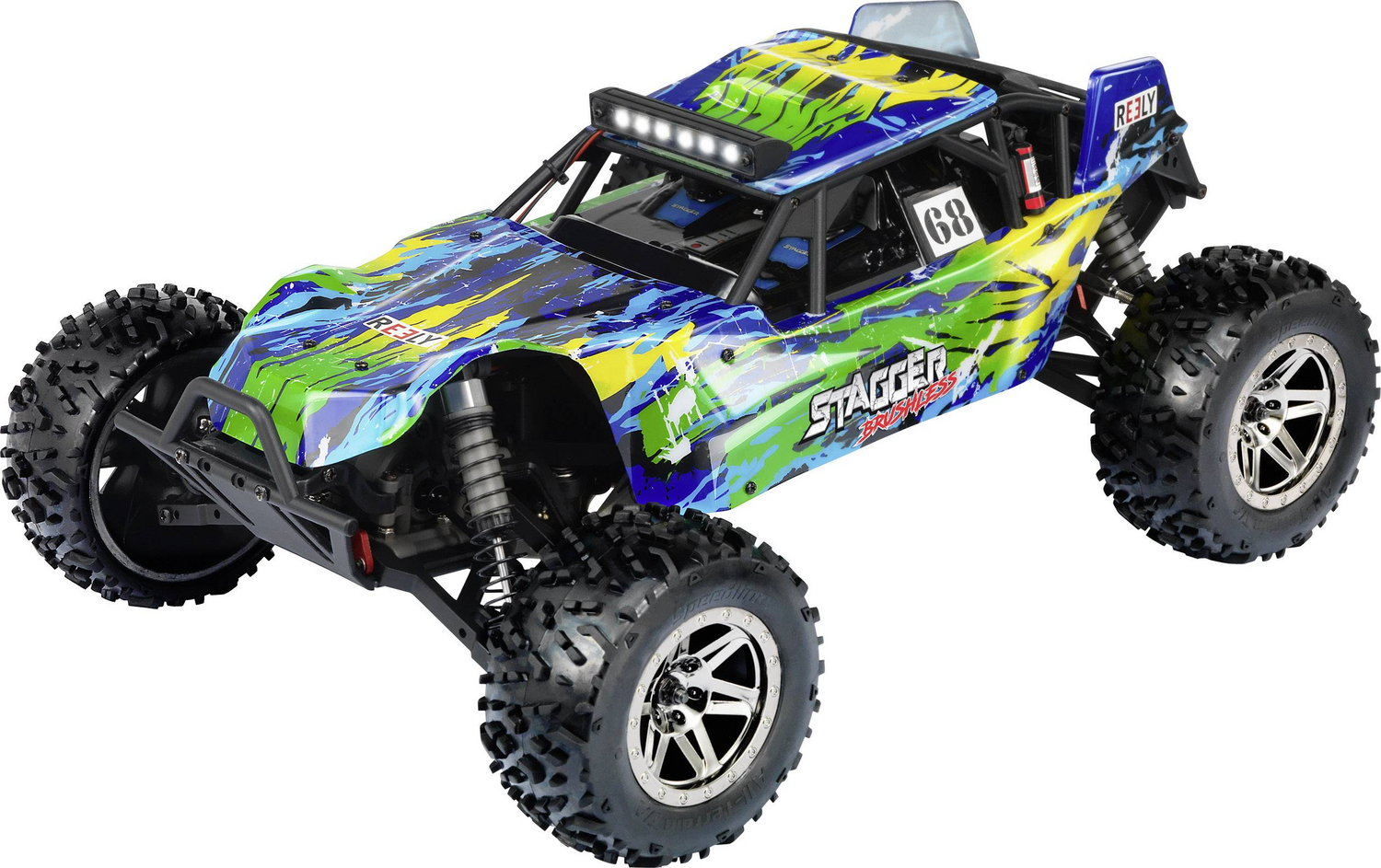 C-Ware Reely Stagger Brushless 1:10 Rc Modellauto Elektro Buggy Auto Allrad Siehe Text von Reely