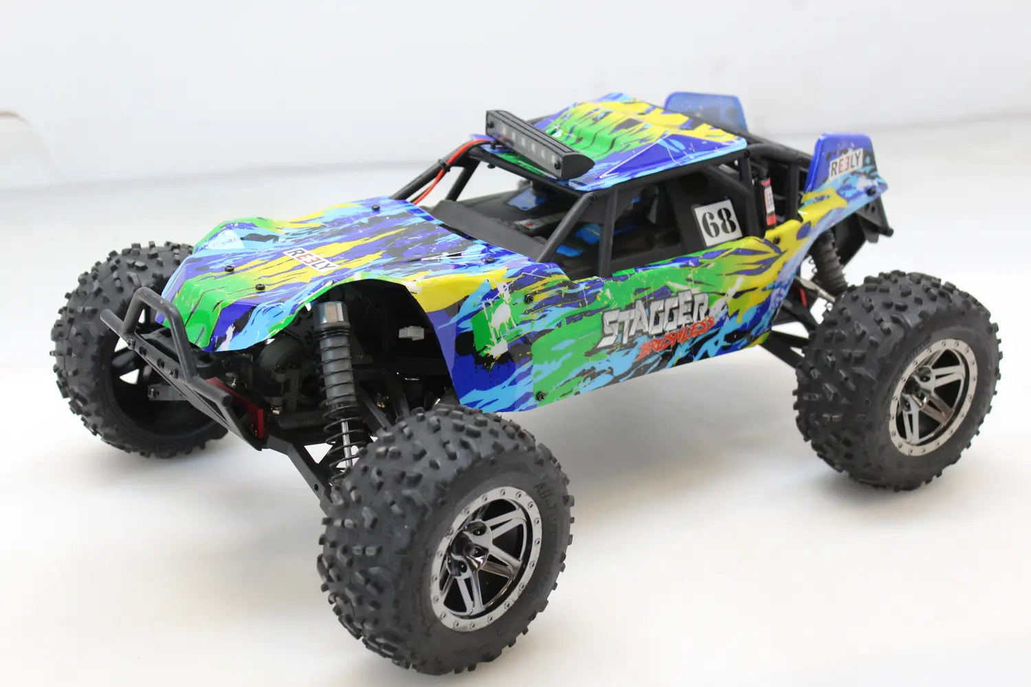 C-Ware Reely Stagger Brushless 1:10 Rc Modellauto Elektro Buggy Auto Siehe Text/Foto C-Ware Reely Stagger Brushless 1:10 Rc Modellauto Elektro Buggy Auto Siehe Text/Foto von Reely
