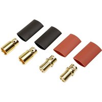 Reely 1373195 Akku Stecker 8mm vergoldet 2 Paar von Reely
