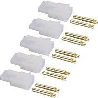 Reely RE-6949473 Akku Buchse Tamiya vergoldet 1 Set von Reely