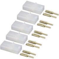 Reely RE-6949470 Akku Stecker Tamiya vergoldet 5 Set von Reely