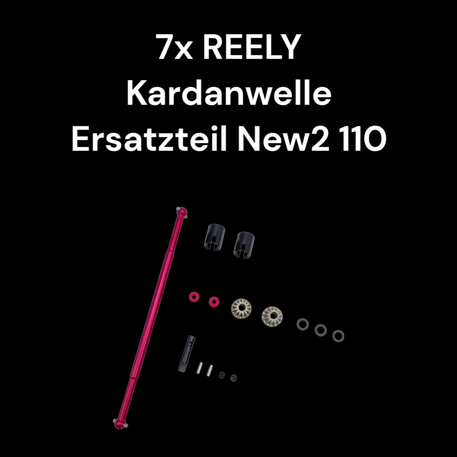 Reely Kardanwelle Ersatzteil New2 110 Elektro Monstertruck Modell Zubehör B-Ware Reely Kardanwelle Ersatzteil New2 110 Elektro Monstertruck Modell Zubehör B-Ware von Reely