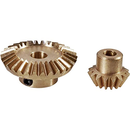 Reely Messing-Kegelrad Modul-Typ: 0.5 Anzahl Zähne: 15, 45 1 Set Reely Messing-Kegelrad Modul-Typ: 0.5 Anzahl Zähne: 15, 45 1 Set von Reely