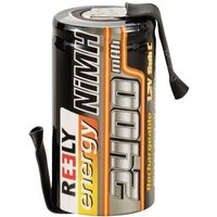 Reely Modellbau-Akku-Einzelzelle NiMH Sub-C 1.2V 2400 mAh mit Lötfahne von Reely