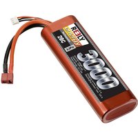 Modellbau-Akkupack (LiPo) 7.4 v 3000 mAh Zellen-Zahl: 2 20 c Stick Hardcase T-Stecksystem - Reely von Reely