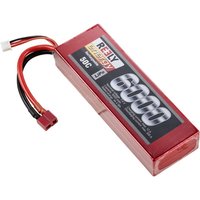 Modellbau-Akkupack (LiPo) 7.4 v 6000 mAh Zellen-Zahl: 2 50 c Hardcase T-Stecksystem - Reely von Reely