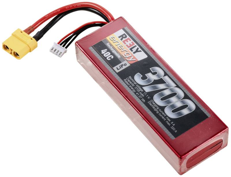 Reely Modellbau Akkupack Li Po 11.1 V 3700 M Ah 40 C Hardcase Akku Siehe Text/Foto B-Ware von Reely