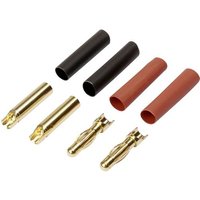 Reely RE-6534192 Akku Stecker 4mm vergoldet 40 Paar Reely RE-6534192 Akku Stecker 4mm vergoldet 40 Paar von Reely