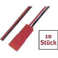 Akku Anschlusskabel [1x BEC-Stecker - 1x offene Kabelenden] 20cm 0.14mm² 10 St. RE-6992175 von Reely