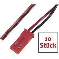 Reely Akku Anschlusskabel [1x BEC-Buchse - 1x offene Kabelenden] 20cm 10 St. 0.14mm² RE-6992178 von Reely