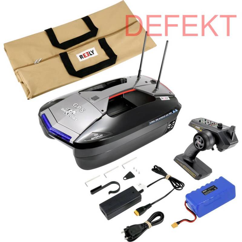 B-Ware Reely Ry Bt600 Gps Rc Futterboot Köderboot Baitboat Fischerköder 600 Defektware von Reely