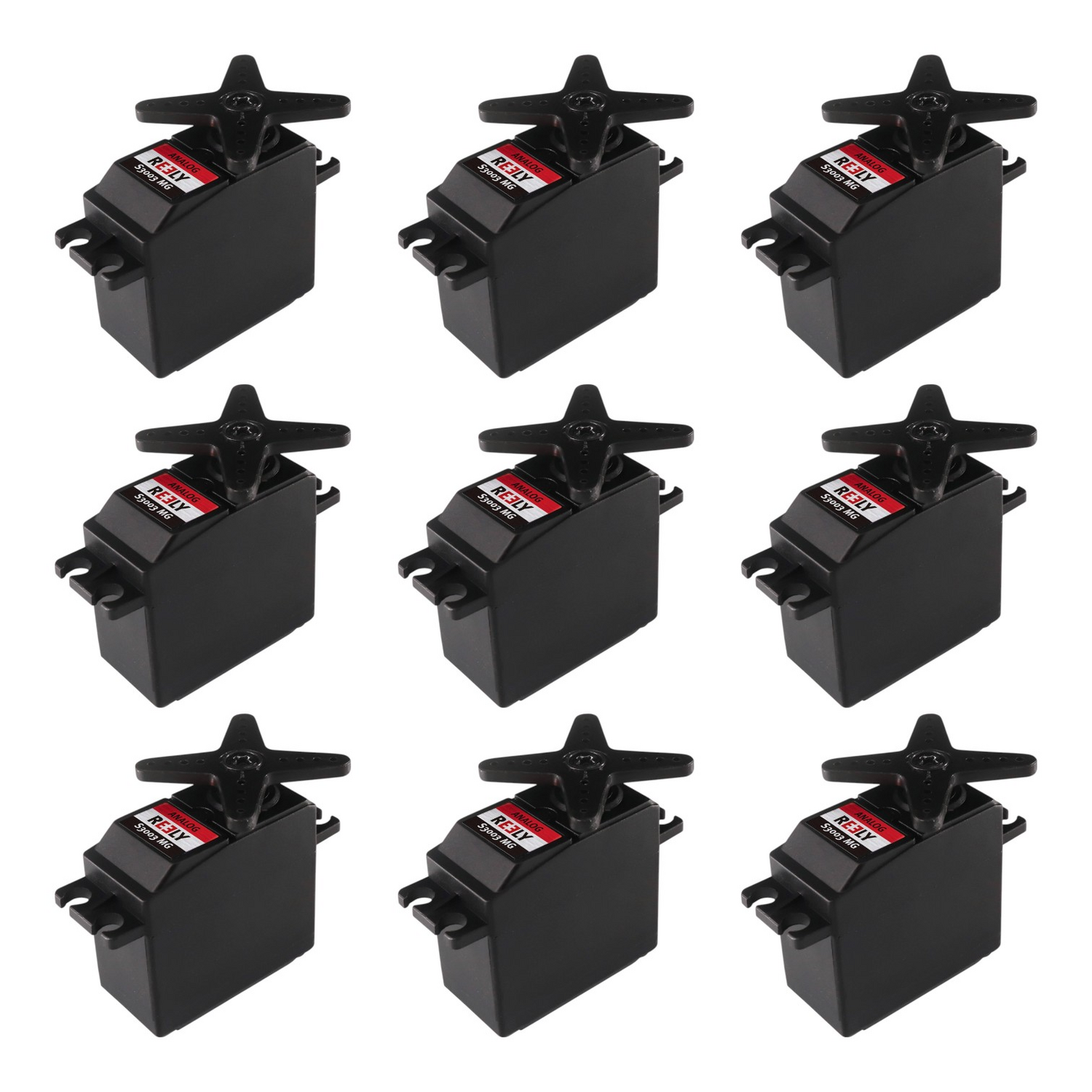 B-Ware Reely Standard Servo S3003 Mg Analog Servo Standard Servo 9 Stück B-Ware Reely Standard Servo S3003 Mg Analog Servo Standard Servo 9 Stück von Reely