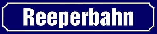 Reeperbahn Hamburg Kiez Straßenschild Blechschild Schild gewölbt Metal Tin Street Sign 10 x 46 cm Reeperbahn Hamburg Kiez Straßenschild Blechschild Schild gewölbt Metal Tin Street Sign 10 x 46 cm von Reeperbahn Hamburg Kiez
