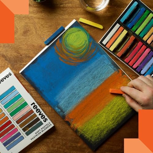 Reeves Soft Pastell Color Set - 24 verschiedene Farben - Kunstbedarf für Anfänger, Freizeit und Freizeitanwender Reeves Soft Pastell Color Set - 24 verschiedene Farben - Kunstbedarf für Anfänger, Freizeit und Freizeitanwender von Reeves