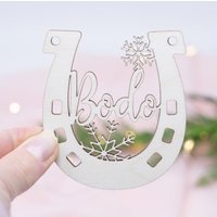 Hufeisen | Pferd Pony Haustier Weihnachtsbaumanhänger Personalisiert Aus Holz Schneeflocke Weihnachtskugel Reezadesign Hufeisen | Pferd Pony Haustier Weihnachtsbaumanhänger Personalisiert Aus Holz Schneeflocke Weihnachtskugel Reezadesign von Reezadesign