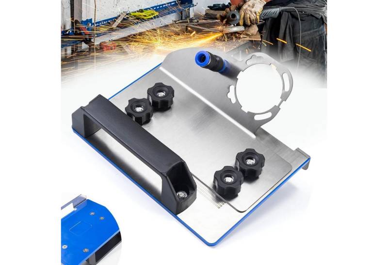 Refined Living Trennständer Winkelschleifer Ständer für 45° Fasenschneiden,Fliesenschneidgerät, (Fliesenschneider Halterung für präzise Kantenschnitte, 100-Typ-Winkelschleifer Ständer, Winkelschleifer Schneidhalterung Fliesenfasenständer,Winkelschleifer-Zubehör, DIY Fliesenschneiden, Anfasvorrichtung Fliesen, 1-tlg., Präzise Fasenschnitte, Sicher & strapazierfähig), für Heimwerker,Profis – schneidet Fliesen, Metallplatten, Holz u.v.m von Refined Living