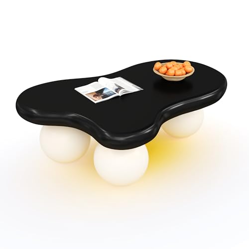 Refined Cloud Style Couchtisch wählbar Coffee Table Wolkenform Rundbein Design stilvolles für modernes Wohnzimmer von Refined