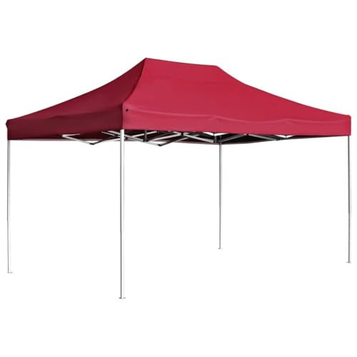 Refined Profi-Partyzelt Faltbar Faltpavillion Gartenzelt Festzelt Pavillon Gartenpavillion Bierzelt Zelt Faltzelt Garten Aluminium 4,5x3 m Weinrot Refined Profi-Partyzelt Faltbar Faltpavillion Gartenzelt Festzelt Pavillon Gartenpavillion Bierzelt Zelt Faltzelt Garten Aluminium 4,5x3 m Weinrot von Refined