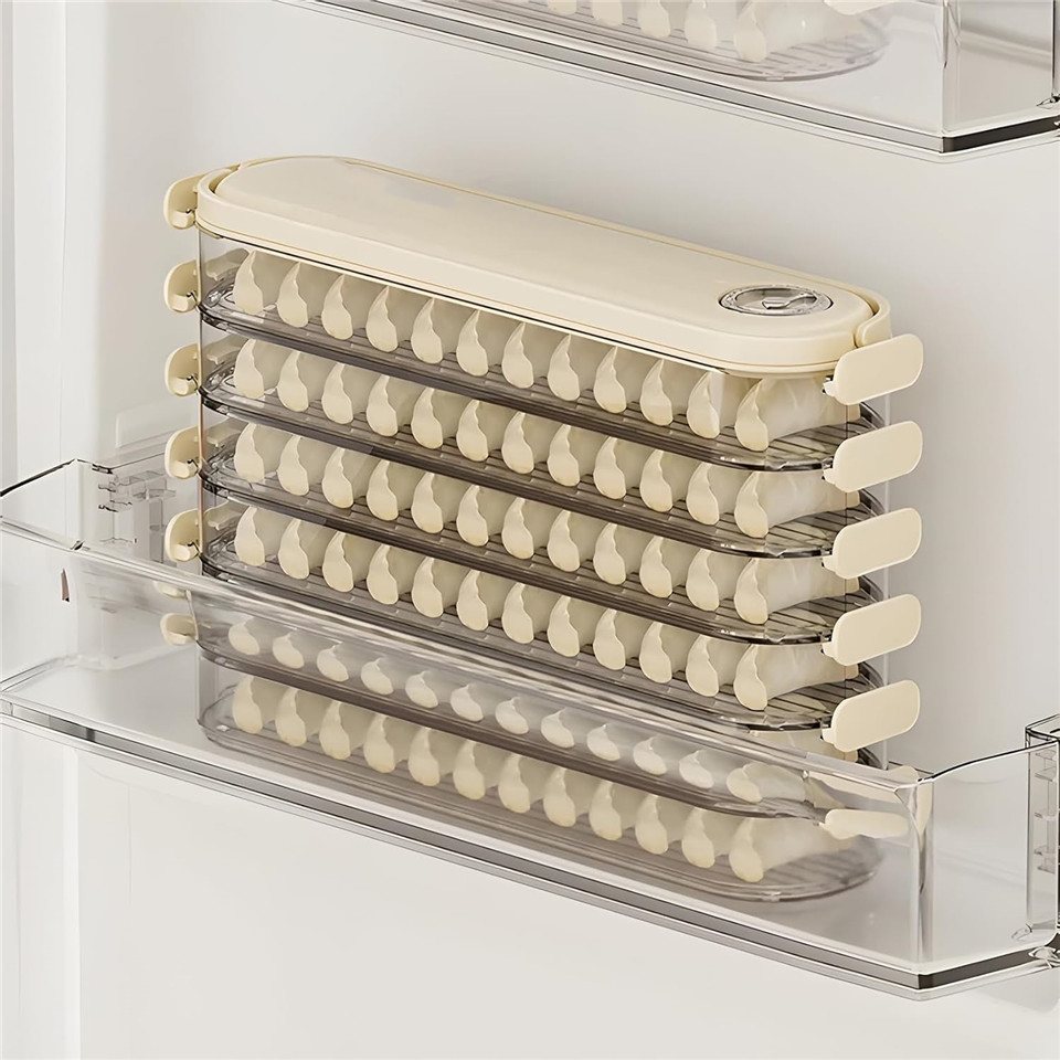 RefinedFlare Frischhaltedose Stapelbare Kühlschrank-Aufbewahrungsbox mit Deckel, (1-tlg) von RefinedFlare