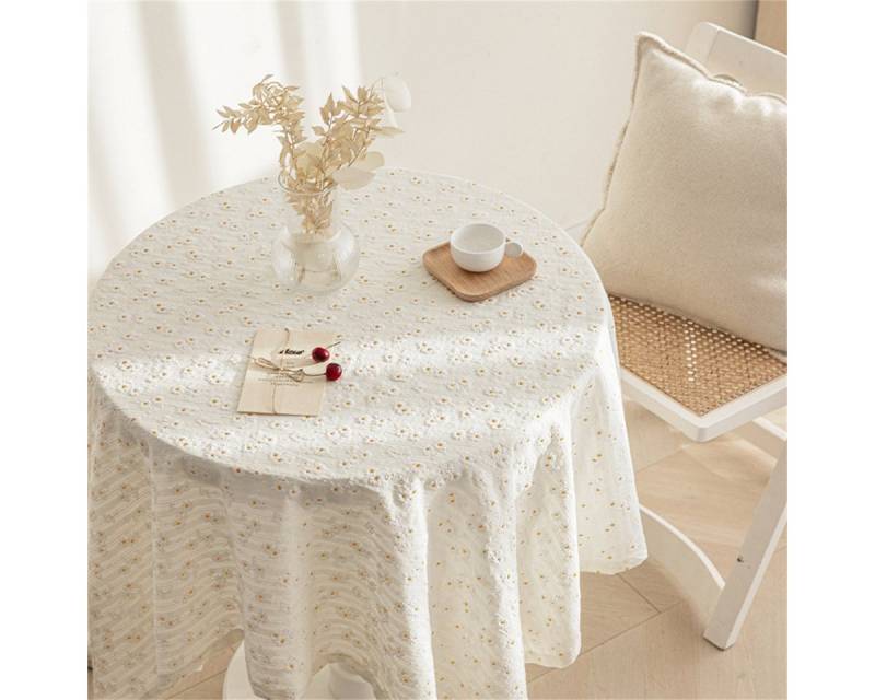 RefinedFlare Tischdecke Tischdecke mit Gänseblümchen-Blumenmuster, Picknick-Tuch von RefinedFlare