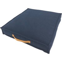 Handgemachte Samt Bodenkissen, Hochwertige, Wasserdichte, Picknick - Und Meditations-Pouf Mit Kunstlederriemen, Flansch Handytasche von RefinedPillows