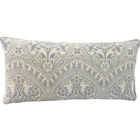 Quadrille - Pina Neutral in Soft Windsor Blue Auf Tint Kissen-Bezug // Made To Order Designer-stoff, High-End Designer-Kissenbezug von RefinedPillows