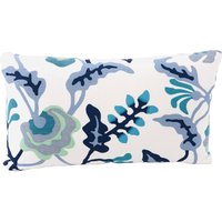 Quadrille - Potalla in Multi Blautöne Auf Weiß. Kissenbezug // Made To Order Designer-stoff Dekokissen High-End Designer von RefinedPillows