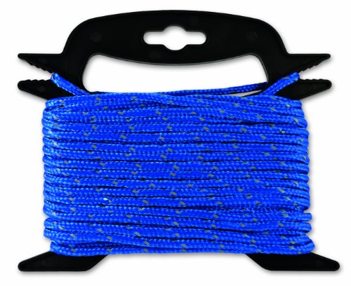 Reflect Cord REFL01B Reflektierendes Polypropylen-Seil - 35 kg - Durchmesser 4,8 mm - Länge 15 m - Blau von Reflect Cord