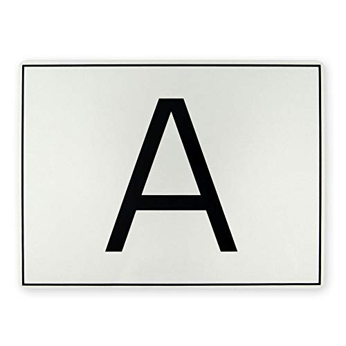 A-Schild A-Tafel für Abfalltransport Aluminium starr 400x300 mm Warntafel Abfalltafel Abfallschild LKW von Reflecto