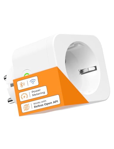 Refoss Smarte WLAN Steckdose 16A, mit Lokaler API & Home Assistant Integration, Energiemessung mit Lokalem Speicher, Überspannungs-, Überstrom- & Überlastschutz, Sprachsteuerung mit Alexa/Google von Refoss