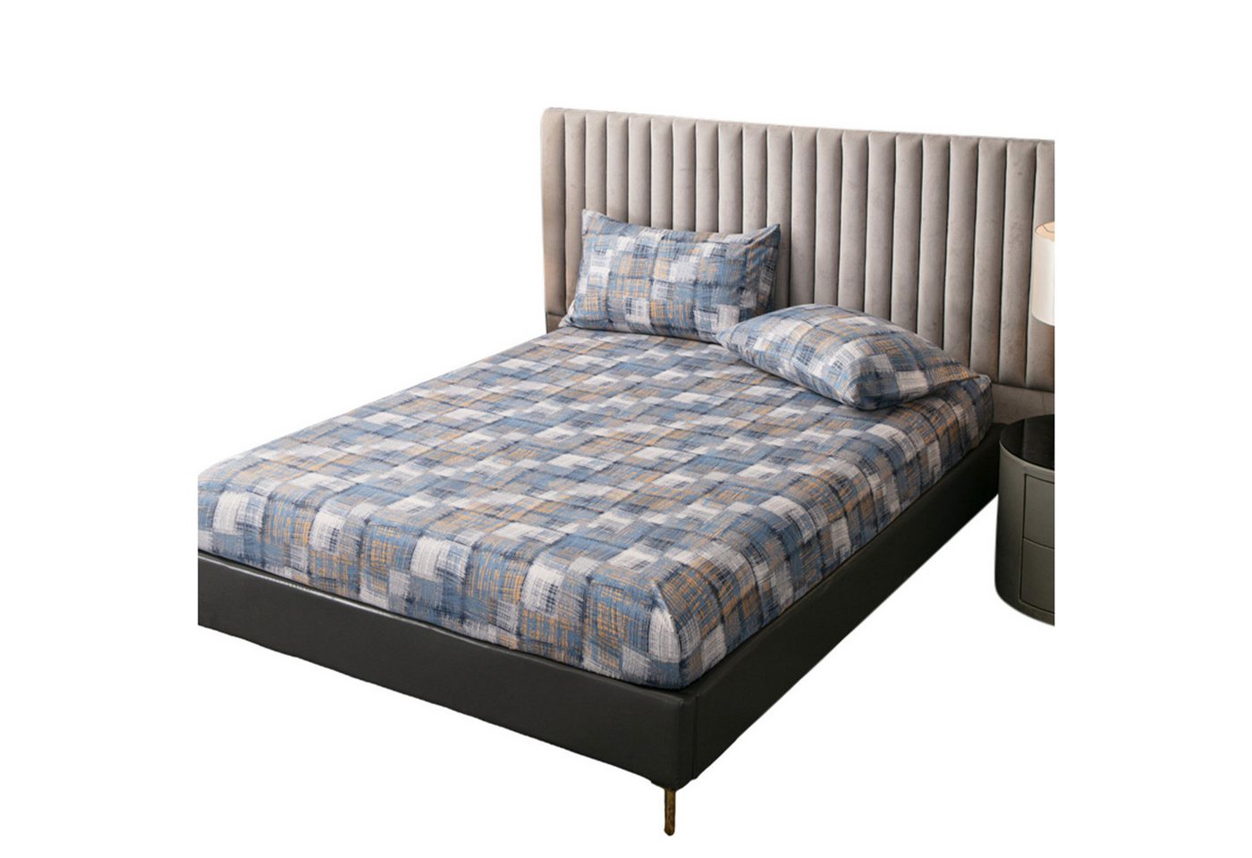 Refttenw Bett-Set Bedrucktes Spannbettlaken Set, Spannbettlaken 90x200 cm mit 2 Kissenbezüge 50x70 cm Refttenw Bett-Set Bedrucktes Spannbettlaken Set, Spannbettlaken 90x200 cm mit 2 Kissenbezüge 50x70 cm von Refttenw