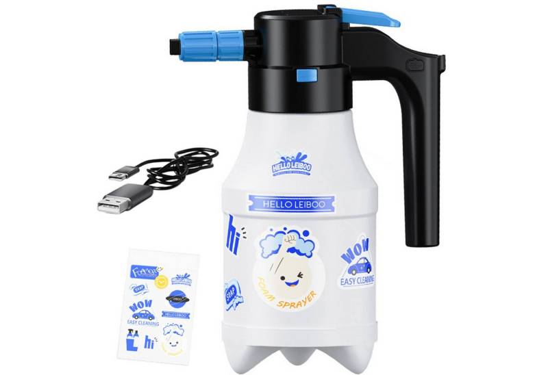 Refttenw Akku-Drucksprühgerät Elektrische Schaumsprüher 1.5L Schaumsprühflasche Cordless von Refttenw