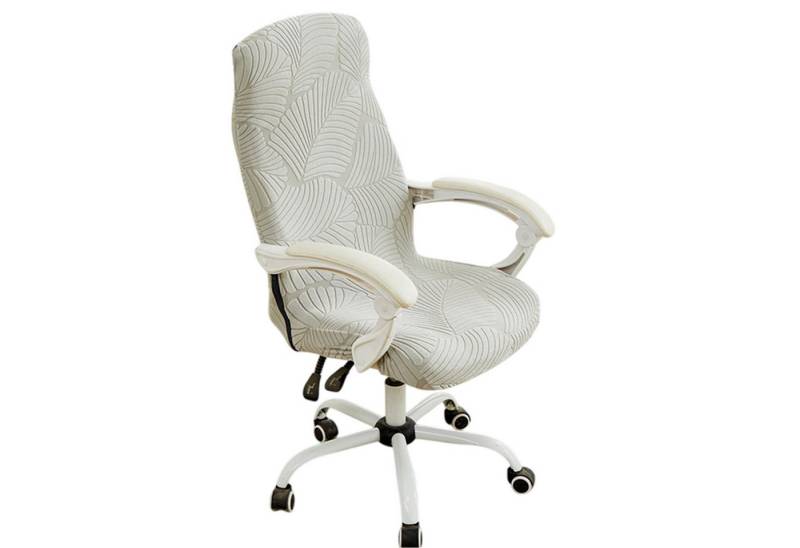 Refttenw Bürostuhlhusse Stretch Stuhlhussen Gaming Stuhl Bezug für Computer Stuhl, Jacquard Computerstuhlbezug von Refttenw