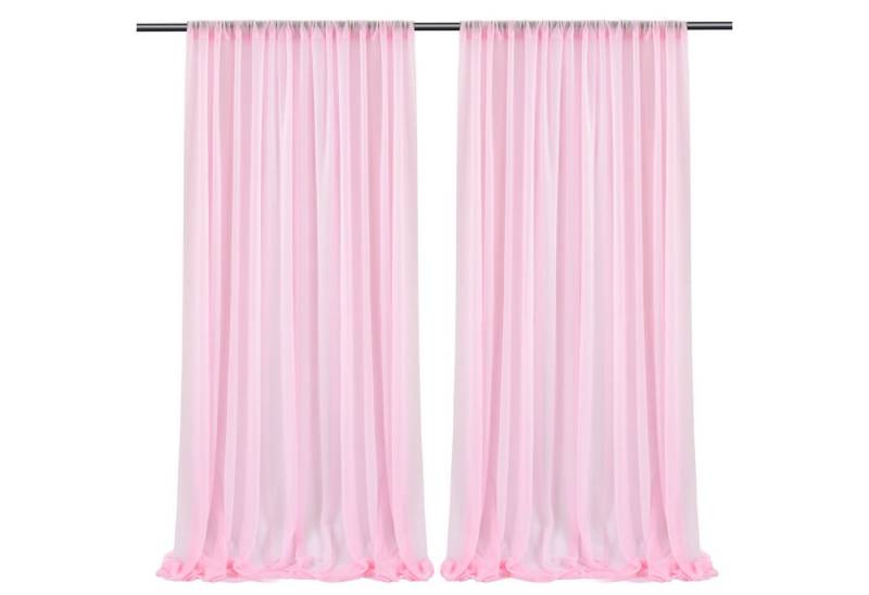 Refttenw Dekohänger Hochzeitsbogen Vorhang Hochzeits Hintergrund Vorhang (2 St), 150x215cm von Refttenw