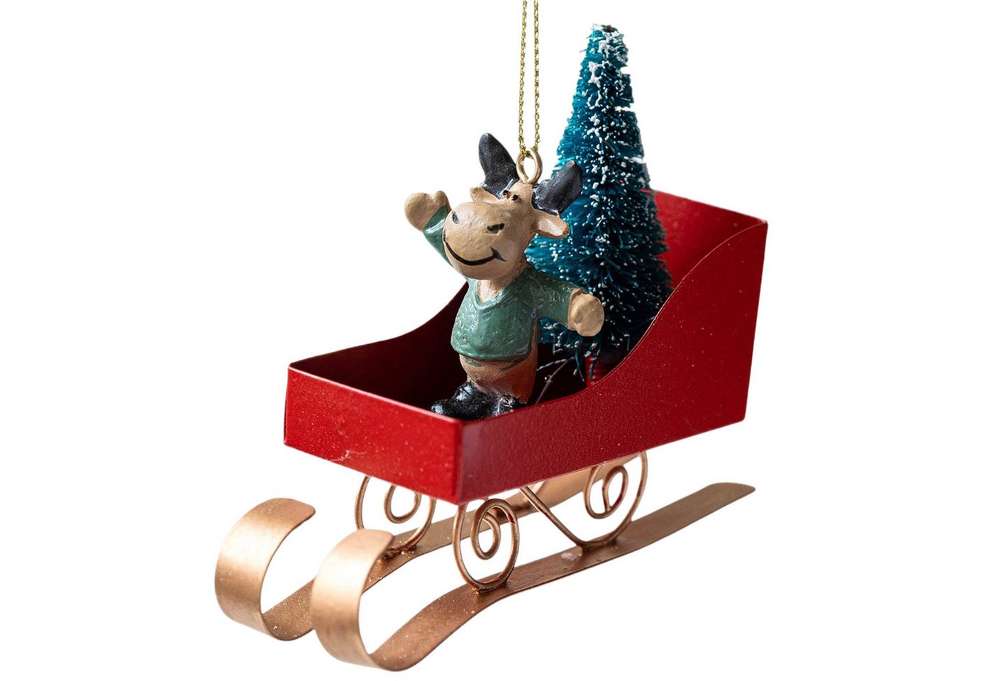 Refttenw Dekohänger Schlittendekorationen, Weihnachtsbaum-Atmosphärenanhänger Refttenw Dekohänger Schlittendekorationen, Weihnachtsbaum-Atmosphärenanhänger von Refttenw