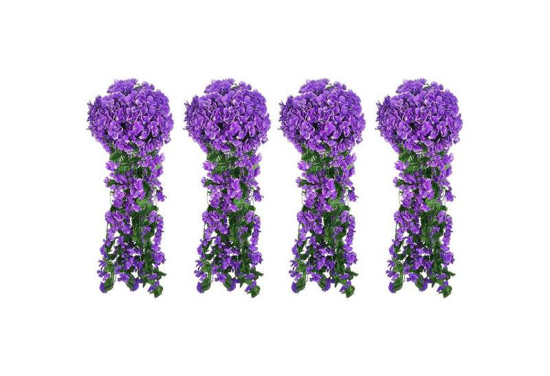 Refttenw Dekokranz Künstlich Veilchen Hängende Blumen,Künstliche Hängepflanzen wie echt Refttenw Dekokranz Künstlich Veilchen Hängende Blumen,Künstliche Hängepflanzen wie echt von Refttenw