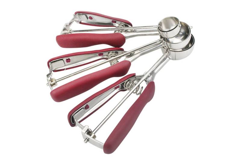 Refttenw Eisportionierer Eisportionierer Edelstahl,Keksschaufel,4/5/6cm,3 Stück von Refttenw