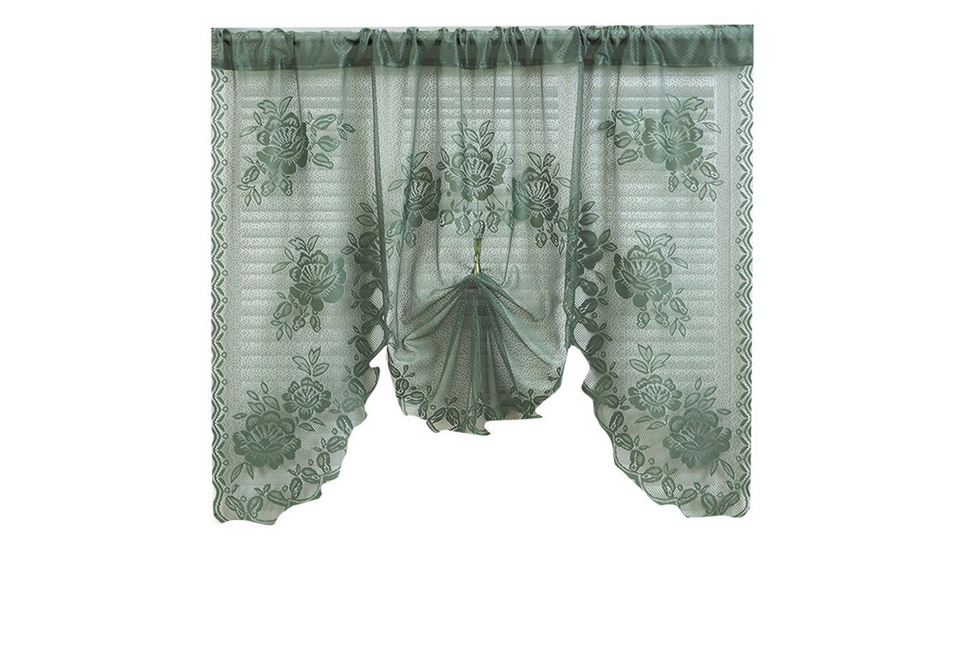 Refttenw Gardine Spitzenbedruckte Vorhänge, Trennvorhänge,Vorhang,halbtransparent Refttenw Gardine Spitzenbedruckte Vorhänge, Trennvorhänge,Vorhang,halbtransparent von Refttenw