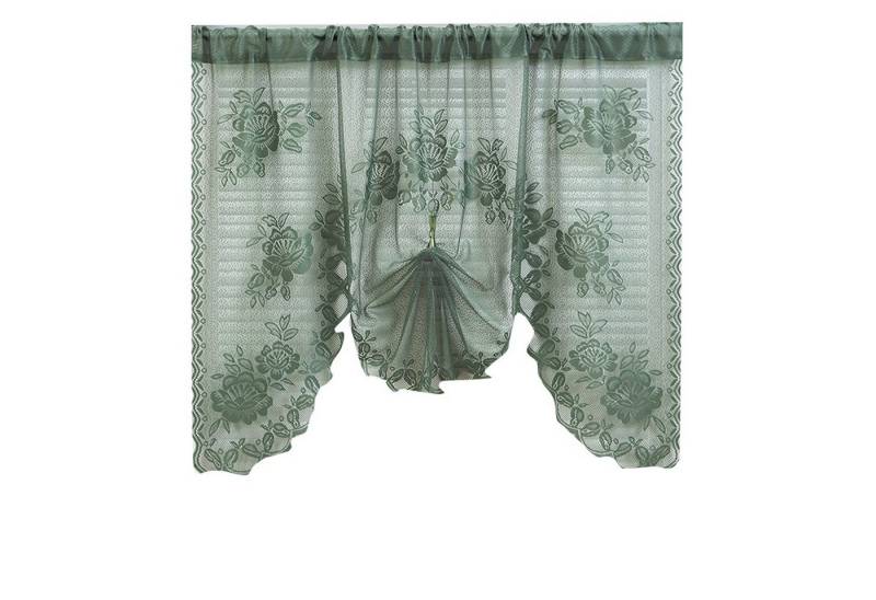 Refttenw Gardine Spitzenbedruckte Vorhänge, Trennvorhänge,Vorhang,halbtransparent Refttenw Gardine Spitzenbedruckte Vorhänge, Trennvorhänge,Vorhang,halbtransparent von Refttenw