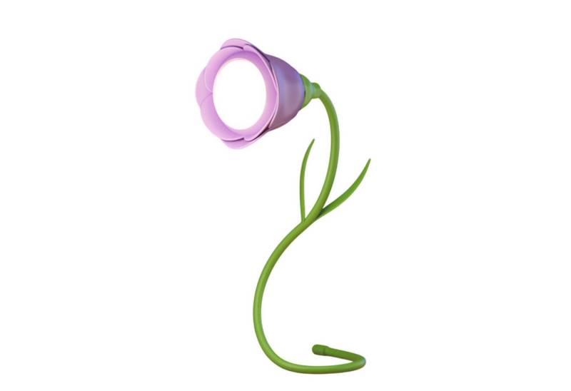 Refttenw LED Schreibtischlampe 360° verstellbar Blumen-Nachtlicht,USB-aufladbares Nachtlicht von Refttenw