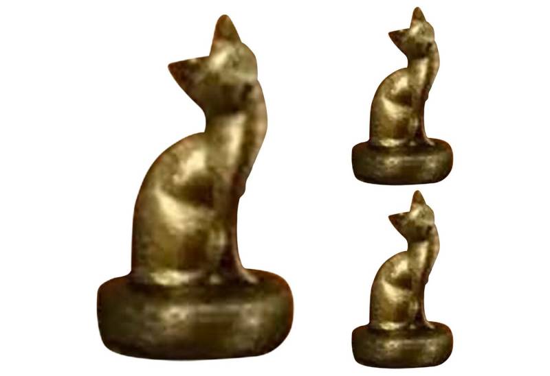 Refttenw Montagezubehör 3 Stück Katzen Türscharnierköpfe Dekorativer Aufsatz Magnetisch, Kunstharz von Refttenw