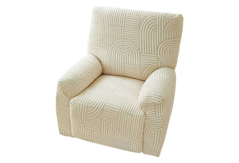 Refttenw Relaxsesselhusse Stretch Sesselbezug 1 Sitz Sesselhusse Jacquard Liegestuhlbezug, Elastisch Waschbar Relaxsofabezüge für Wohnzimmer von Refttenw