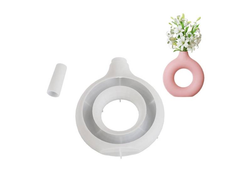 Refttenw Silikonform Silikonformen Vase Epoxidharz Formen Blumenvase, für DIY Handwerk Heimdekoration von Refttenw