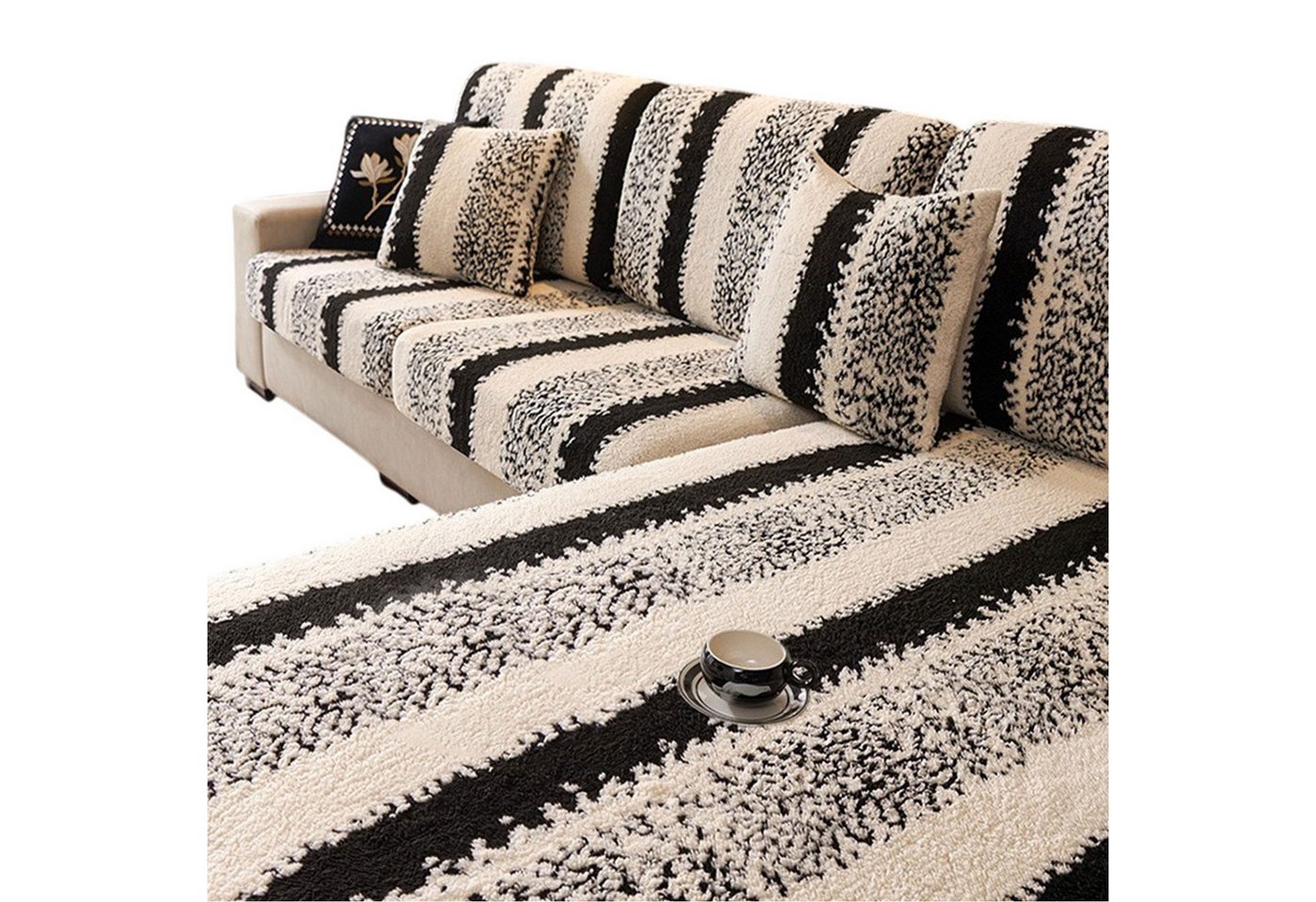 Refttenw Sofahusse Plüschsofabezug,Elastischer Couch Sesselbezug, L-förmiger Sofabezug, Wärme Refttenw Sofahusse Plüschsofabezug,Elastischer Couch Sesselbezug, L-förmiger Sofabezug, Wärme von Refttenw