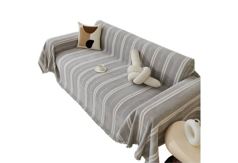 Refttenw Sofahusse Stretch-Sofabezug Jacquard Sofaüberwurf Rutschfest Abwaschbar von Refttenw