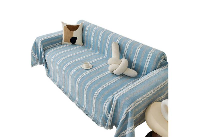 Refttenw Sofahusse Stretch-Sofabezug Jacquard Sofaüberwurf Rutschfest Abwaschbar von Refttenw