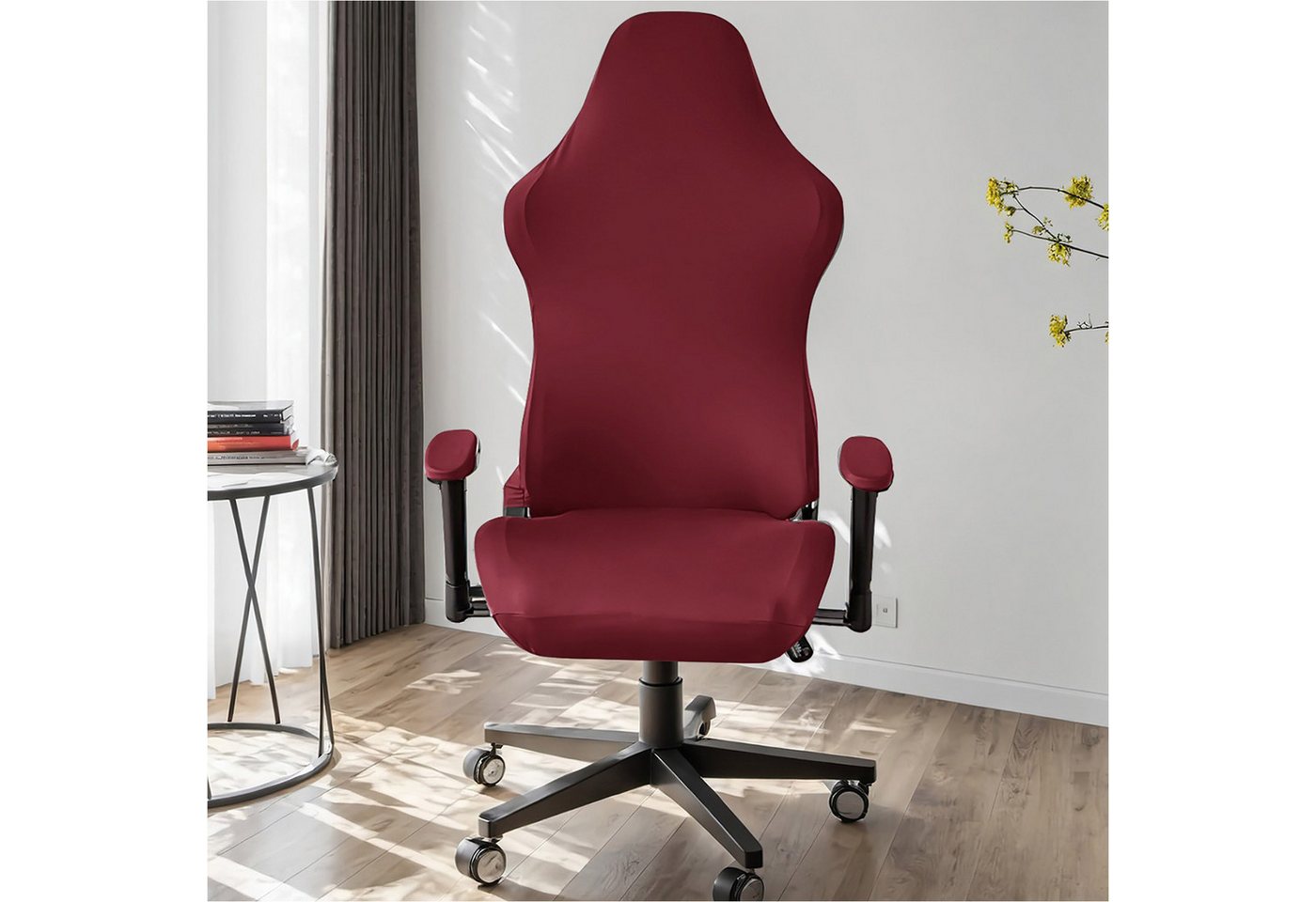 Refttenw Stuhlhusse Elastischer Gaming-Stuhlbezug,Bürostuhlhusse,Sitzbezug,52*63*88cm, wasserabweisend Refttenw Stuhlhusse Elastischer Gaming-Stuhlbezug,Bürostuhlhusse,Sitzbezug,52*63*88cm, wasserabweisend von Refttenw
