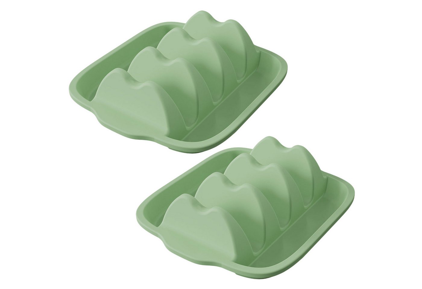 Refttenw Tortillaform Tortilla-Ständer aus Silikon,Taco Halter,Taco Ständer, 2 Stück, (2-tlg) von Refttenw