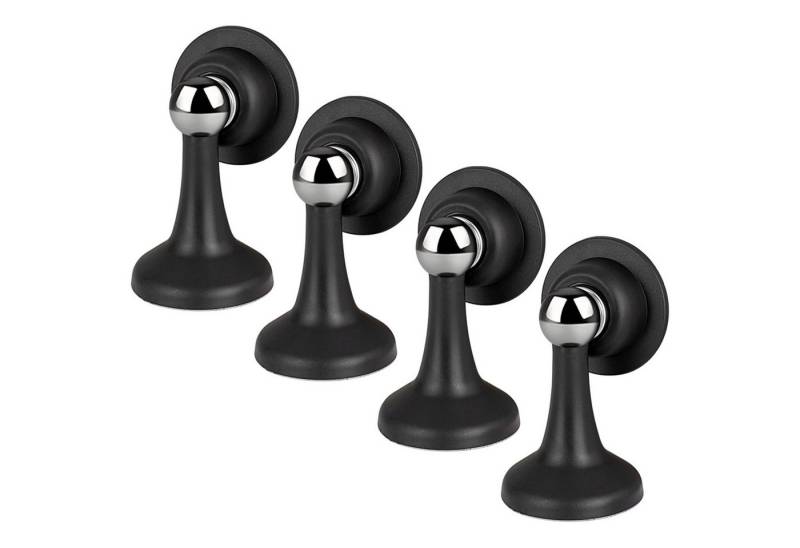 Refttenw Türstopper Magnetische Türstopper 4er-Pack Türfeststeller Selbstklebender (4 St), für Wand- und Bodenmontage, Türhalter mit 3M Klebebändern von Refttenw